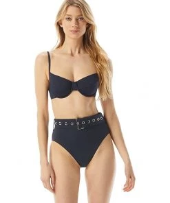 MICHAEL Michael Kors Swimwear Solids Underwire Bikini Top