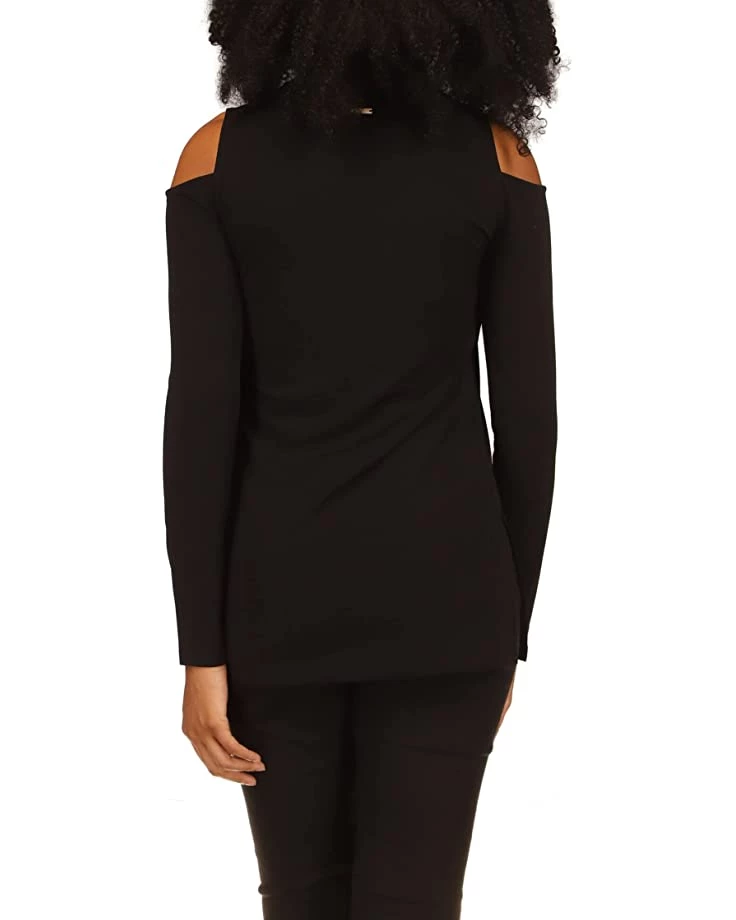 MICHAEL Michael Kors Shirts & Tops Petite Long Sleeve Cold-Shoulder - Image 3