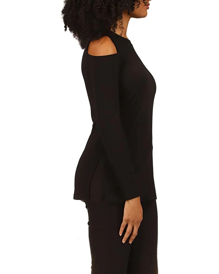 MICHAEL Michael Kors Shirts & Tops Petite Long Sleeve Cold-Shoulder - Image 4