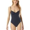 MICHAEL Michael Kors Swimwear Solids Underwire One-Piece