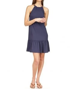 MICHAEL Michael Kors Dresses Solid Chain Halter Dress