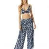 MICHAEL Michael Kors Swimwear Palm Mix Cover-Up Pants