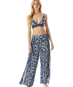 MICHAEL Michael Kors Swimwear Palm Mix Cover-Up Pants