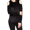 MICHAEL Michael Kors Hoodies & Sweatshirts Cold-Shoulder Velour Sweatshirt