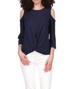 MICHAEL Michael Kors Shirts & Tops Solid Cold-Shoulder Top