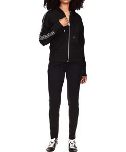 MICHAEL Michael Kors Hoodies & Sweatshirts Logo Stripe Zip Hoodie