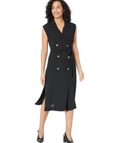 MICHAEL Michael Kors Dresses Drapey Crepe Trench Dress