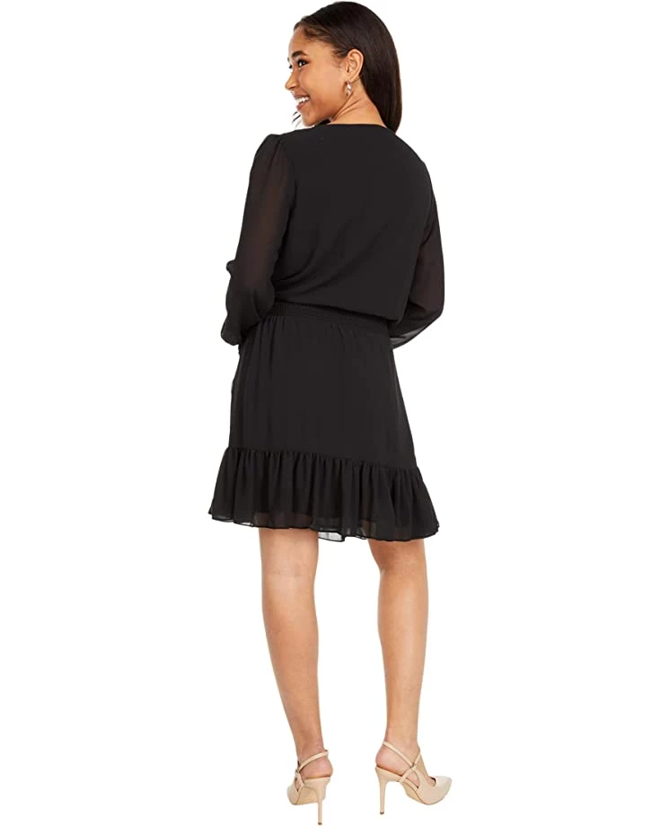 MICHAEL Michael Kors Dresses Solid Ruffle Dress - Image 3