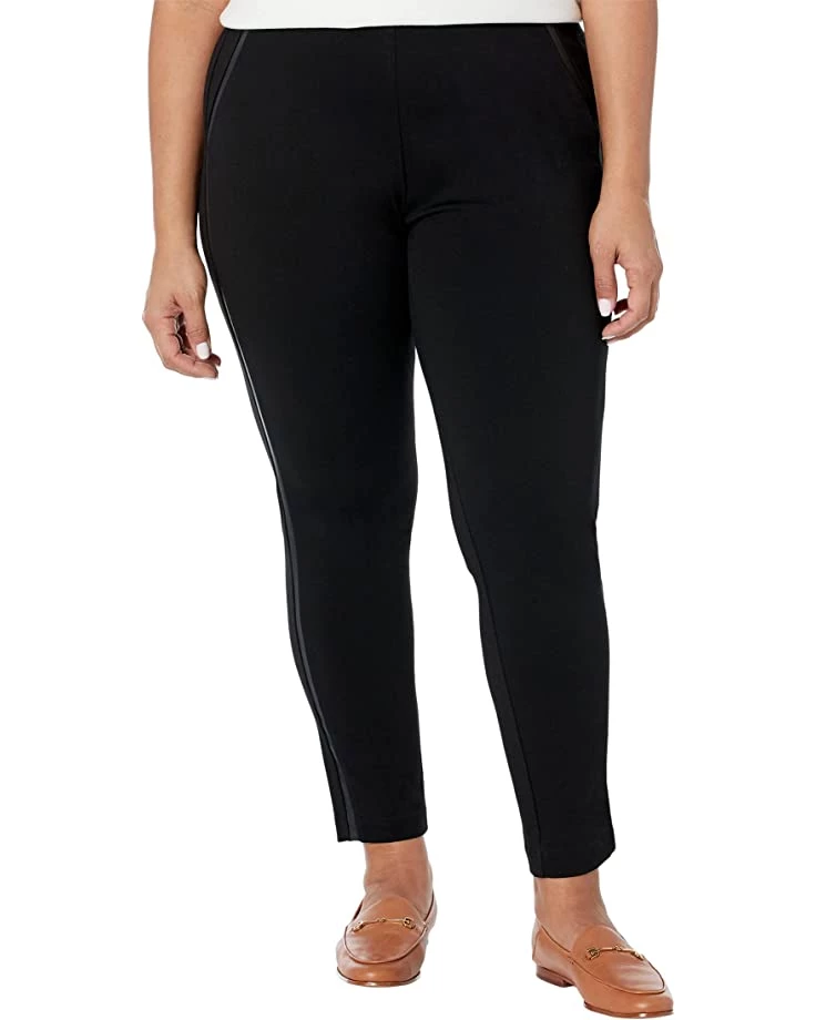 MICHAEL Michael Kors Pants Plus Size Leather Panel Leggings