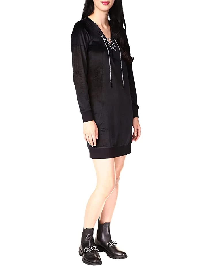 MICHAEL Michael Kors Dresses Long Sleeve Velour Tunic Dress