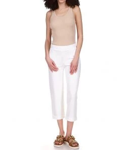 MICHAEL Michael Kors Solid Rolled Cuff Pants