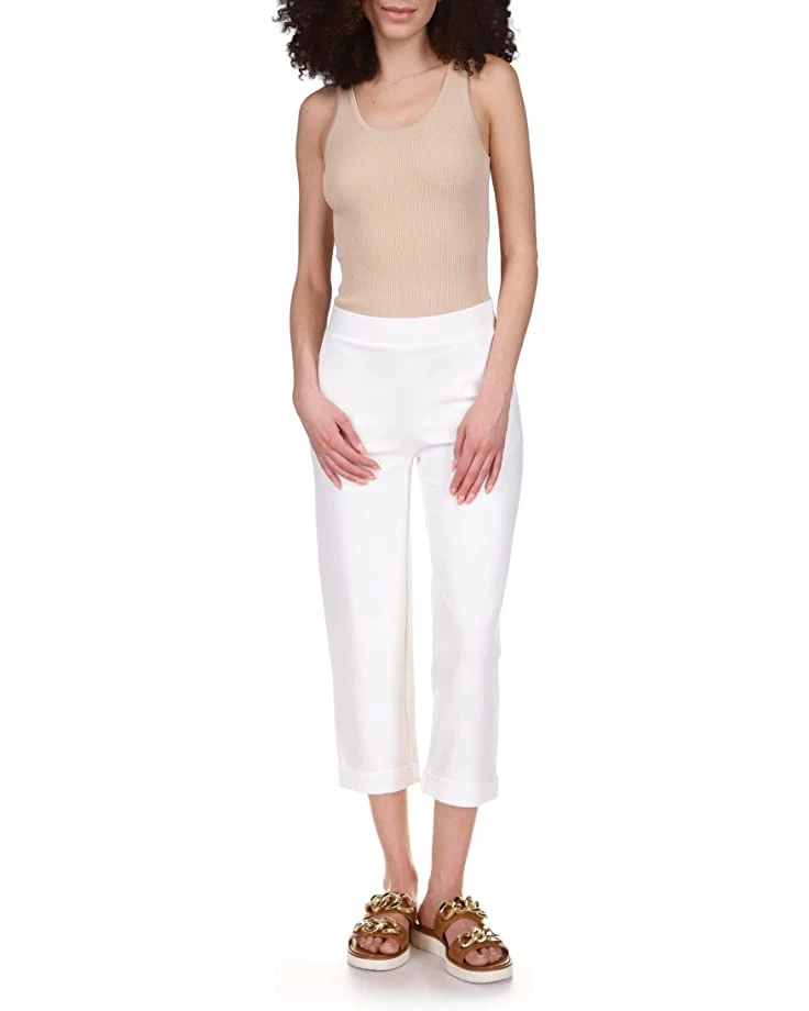 MICHAEL Michael Kors Solid Rolled Cuff Pants