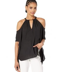MICHAEL Michael Kors Shirts & Tops Cold-Shoulder Hank Hem Top