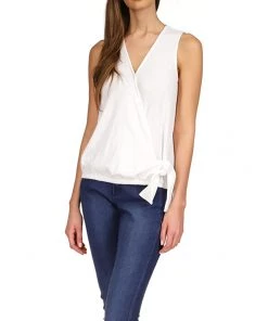 MICHAEL Michael Kors Shirts & Tops Sleeveless Wrap Tie Top
