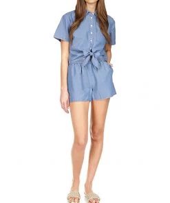 MICHAEL Michael Kors Shirts & Tops Tencel Front Tie Shirt