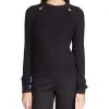 MICHAEL Michael Kors Sweaters Crop Shaker Zip Sweater