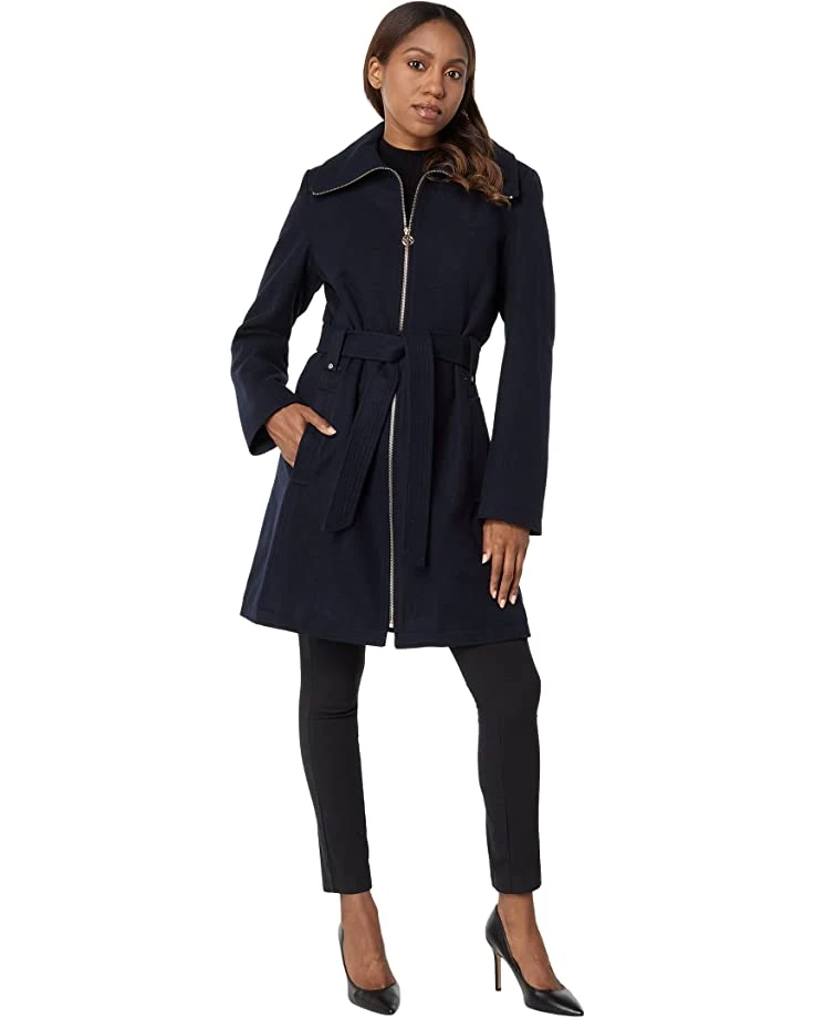 MICHAEL Michael Kors Coats & Outerwear Zip Front Wool Coat M125524FNR - Image 4