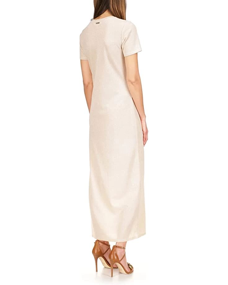 MICHAEL Michael Kors Dresses Rib Midi T-Shirt Grommet Dress - Image 3