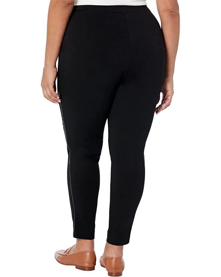 MICHAEL Michael Kors Pants Plus Size Leather Panel Leggings - Image 2