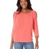 MICHAEL Michael Kors Shirts & Tops Chain Neck Cold-Shoulder Top