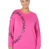 MICHAEL Michael Kors Hoodies & Sweatshirts Plus Size Mkgo Logo Unisex Crew