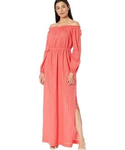 MICHAEL Michael Kors Dresses Off Shoulder Long Sleeve Dress