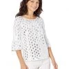 MICHAEL Michael Kors Shirts & Tops Petite Foilpalm Flare Sleeve Top
