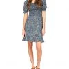 MICHAEL Michael Kors Dresses Paisley Smocked Mini Short Sleeve Dress