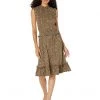 MICHAEL Michael Kors Dresses Cheetah Smocked Waist Dress
