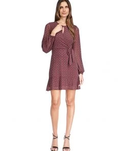 MICHAEL Michael Kors Dresses Mesh Belt Wrap Dress