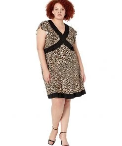 MICHAEL Michael Kors Dresses Plus Size Border Crisscross Dress