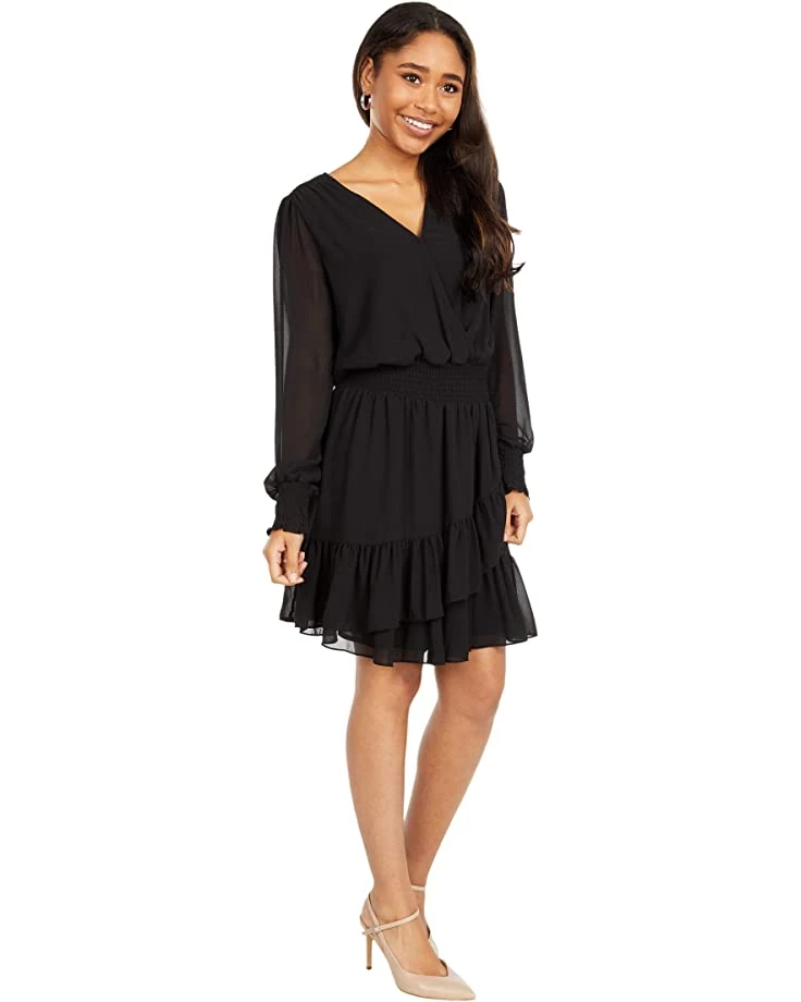MICHAEL Michael Kors Dresses Solid Ruffle Dress - Image 4