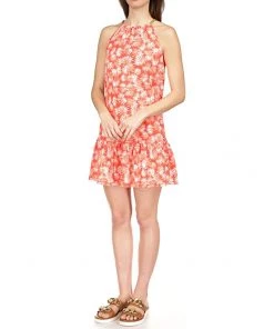 MICHAEL Michael Kors Dresses Palm Chain Halter Dress