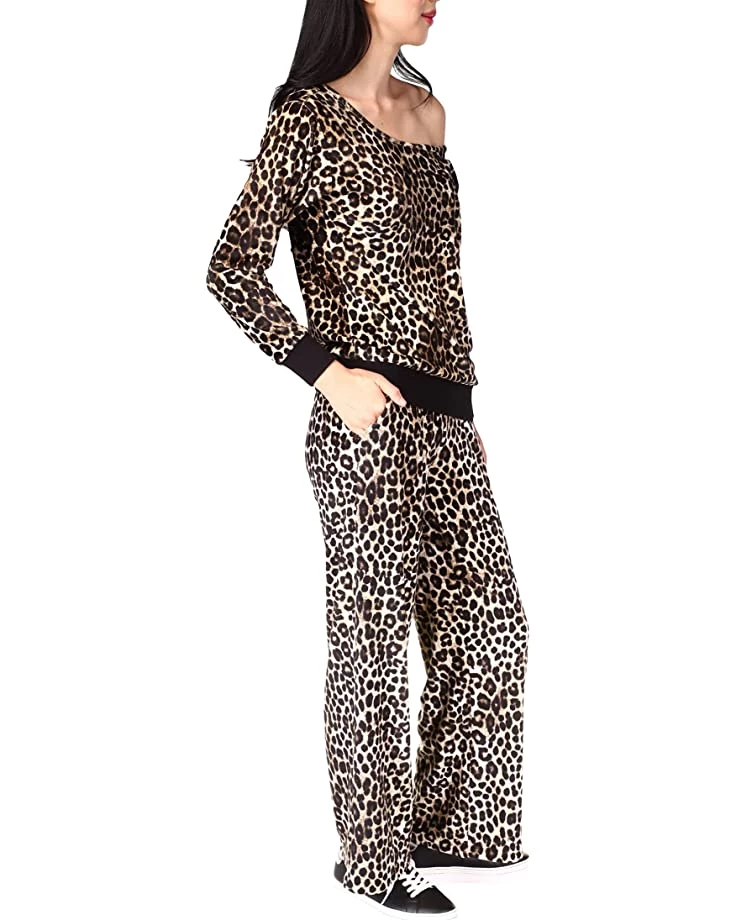MICHAEL Michael Kors Hoodies & Sweatshirts Cheetah Off Shoulder Top - Image 2