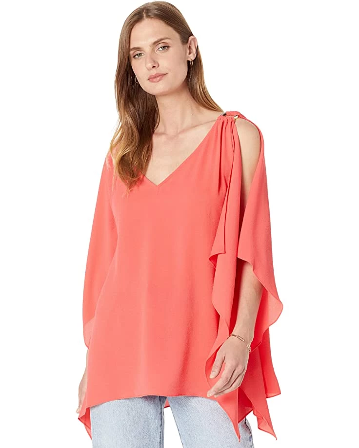 MICHAEL Michael Kors Shirts & Tops Ring Flutter Top