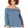 MICHAEL Michael Kors Shirts & Tops Plus Size Tie Sleeve Peasant Top
