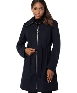 MICHAEL Michael Kors Coats & Outerwear Zip Front Wool Coat M125524FNR