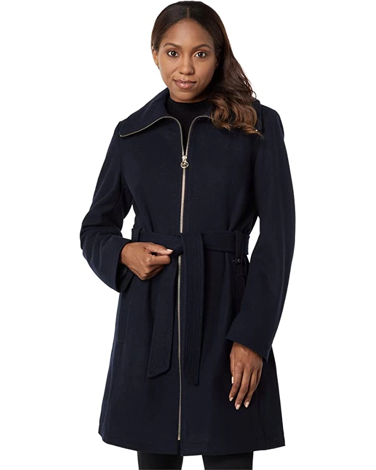 MICHAEL Michael Kors Coats & Outerwear Zip Front Wool Coat M125524FNR