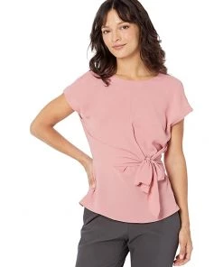 MICHAEL Michael Kors Shirts & Tops Petite Short Sleeve Wrap Top