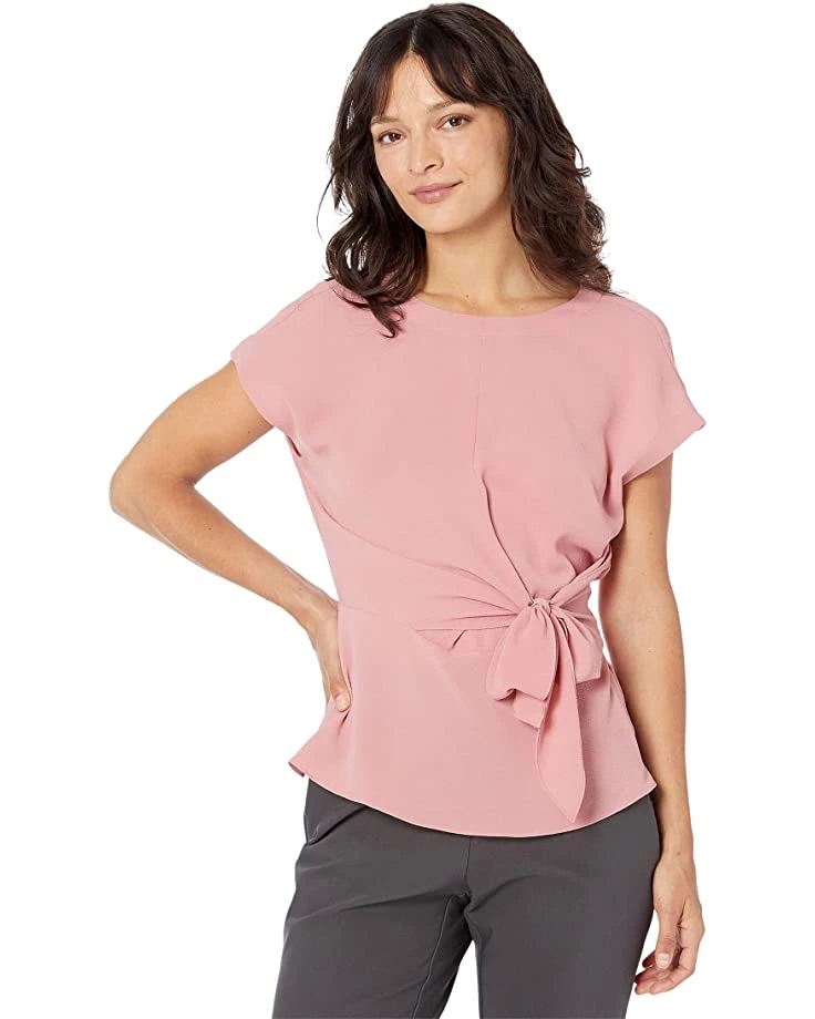 MICHAEL Michael Kors Shirts & Tops Petite Short Sleeve Wrap Top
