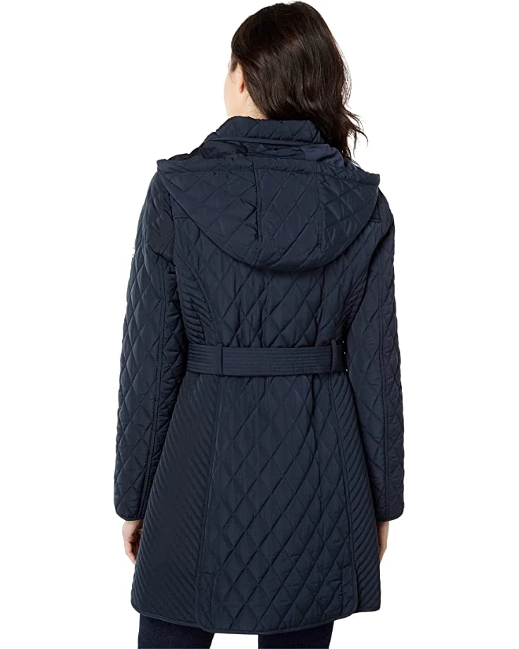 MICHAEL Michael Kors Coats & Outerwear Belted Long Quilt Jacket M425150F74 - Image 2