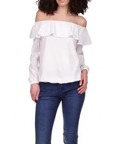 MICHAEL Michael Kors Shirts & Tops Off Shoulder Peasant Top