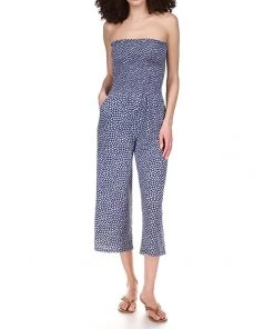 MICHAEL Michael Kors Jumpsuits & Rompers Smocked Strapless Jumpsuit