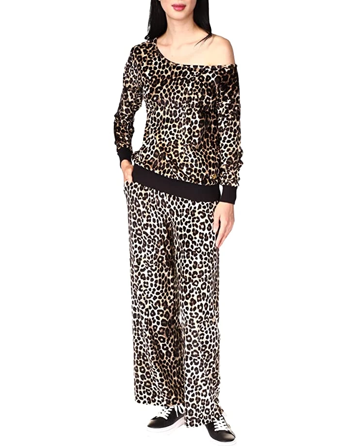 MICHAEL Michael Kors Hoodies & Sweatshirts Cheetah Off Shoulder Top