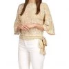 MICHAEL Michael Kors Shirts & Tops Batik Paisley Flounce Sleeve Top