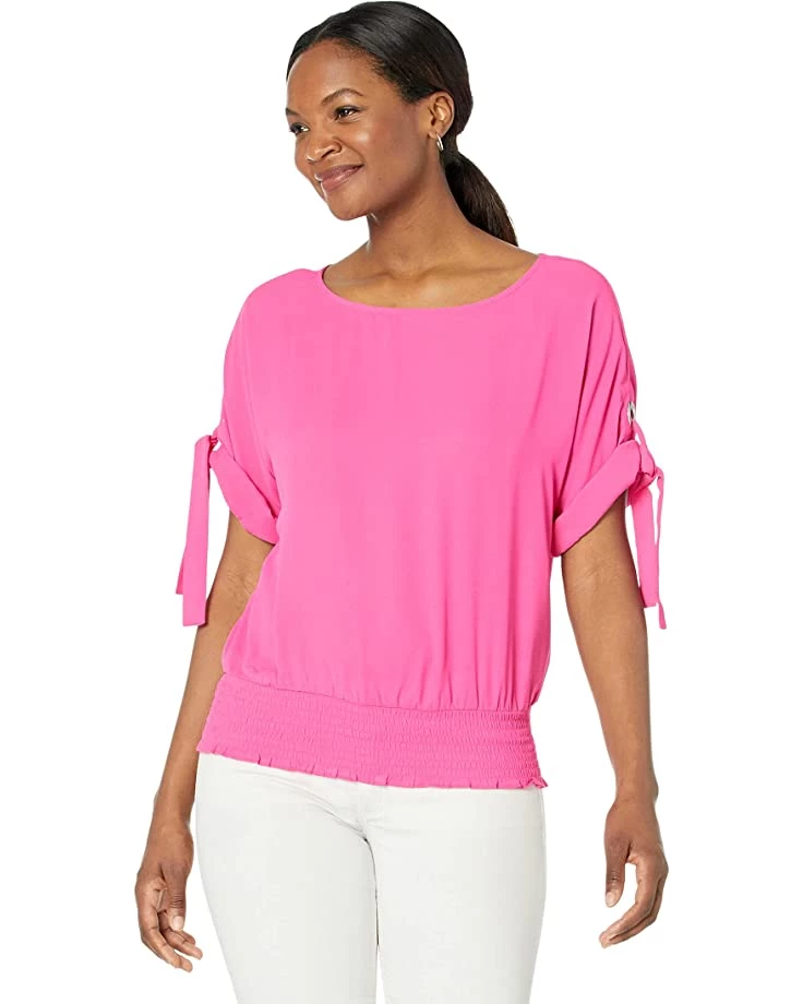 MICHAEL Michael Kors Shirts & Tops Solid Grommet Kimono