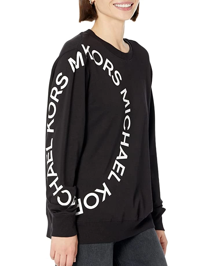 MICHAEL Michael Kors Hoodies & Sweatshirts Petite Mkgo Logo Unisex Crew - Image 3