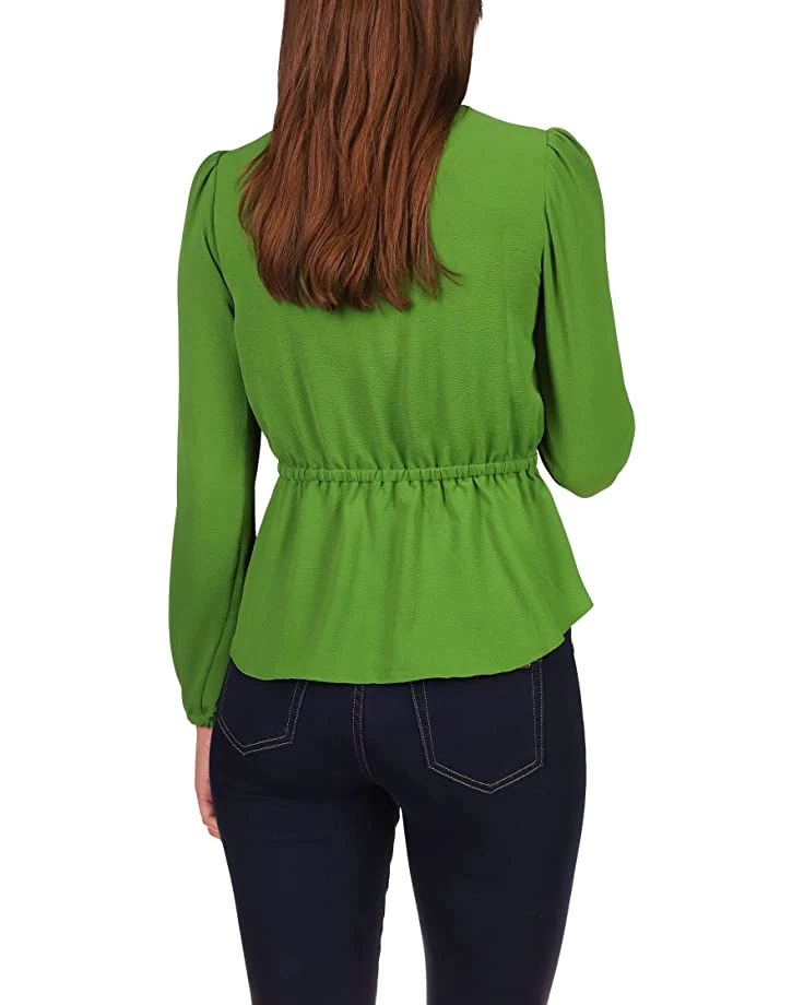 MICHAEL Michael Kors Shirts & Tops Solid Long Sleeve Wrap Top - Image 3