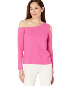 MICHAEL Michael Kors Shirts & Tops Asymmetrical Cold-Shoulder Top