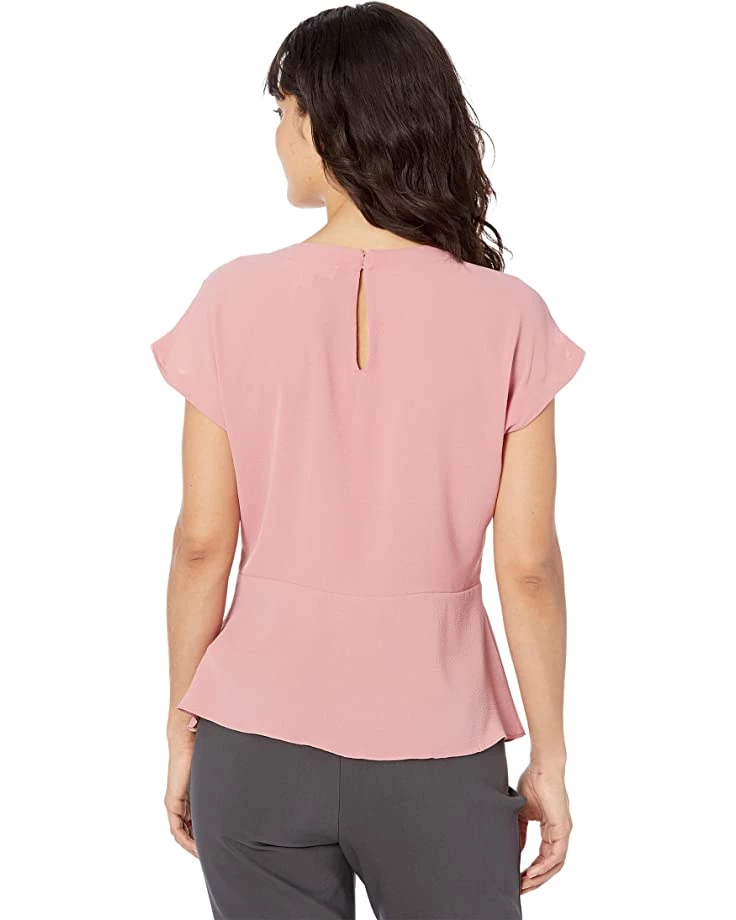 MICHAEL Michael Kors Shirts & Tops Petite Short Sleeve Wrap Top - Image 2